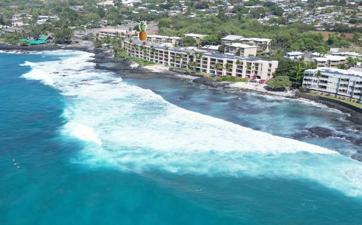 Lägenhetshotell Oceanfront Luxury Condo Kailua-Kona